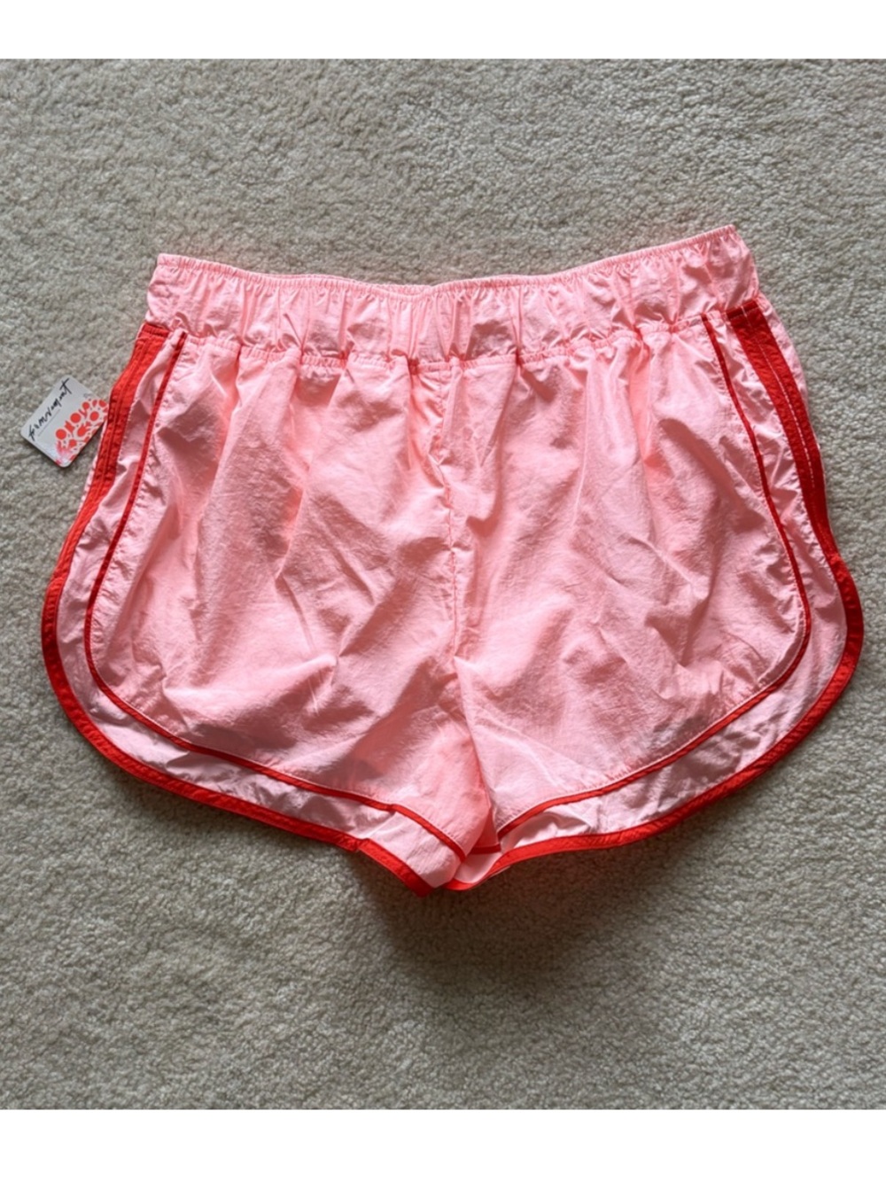 NWT Free People Women’s FP Movement Varsity Blues Printed Shorts. Size Large. - Picture 6 of 7